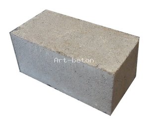 Отсевобетонный полнотелый камень КСЛ-ПР-39 (СКЦ-2) фото